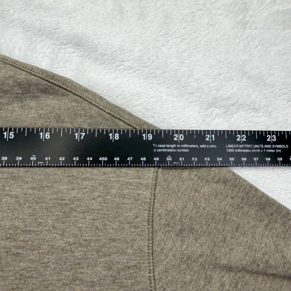 Polo Ralph Lauren Pullover Mens M Brown Quarter Zip Long Sleeve Cotton Pony Logo